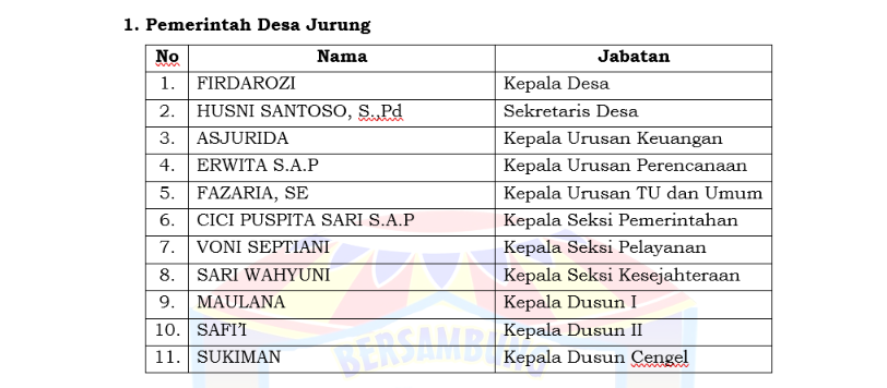Pemerintah Desa Jurung